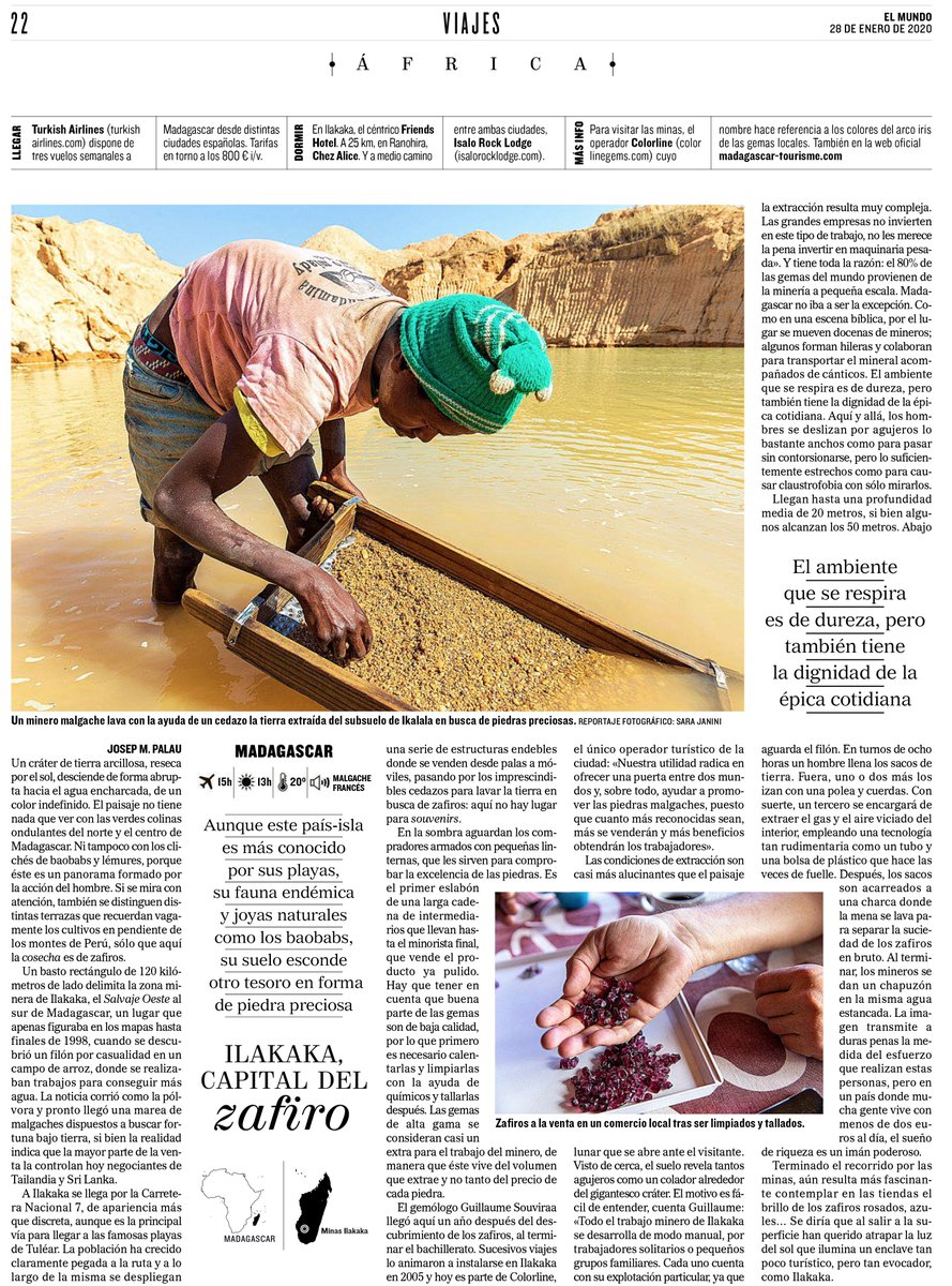 jmpalau's tweet photo. Las minas de #zafiros de Ilakaka, en #Madagascar son las más importantes del mundo. Toda la historia en @elmundoes #viajes #turismo #destinos #wanderlust #neverstopexplore https://t.co/zLaeaF77uB