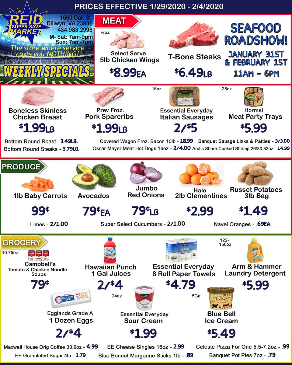 Reid Super Save Market Dillwyn, VA (ReidSSDillwyn) Twitter