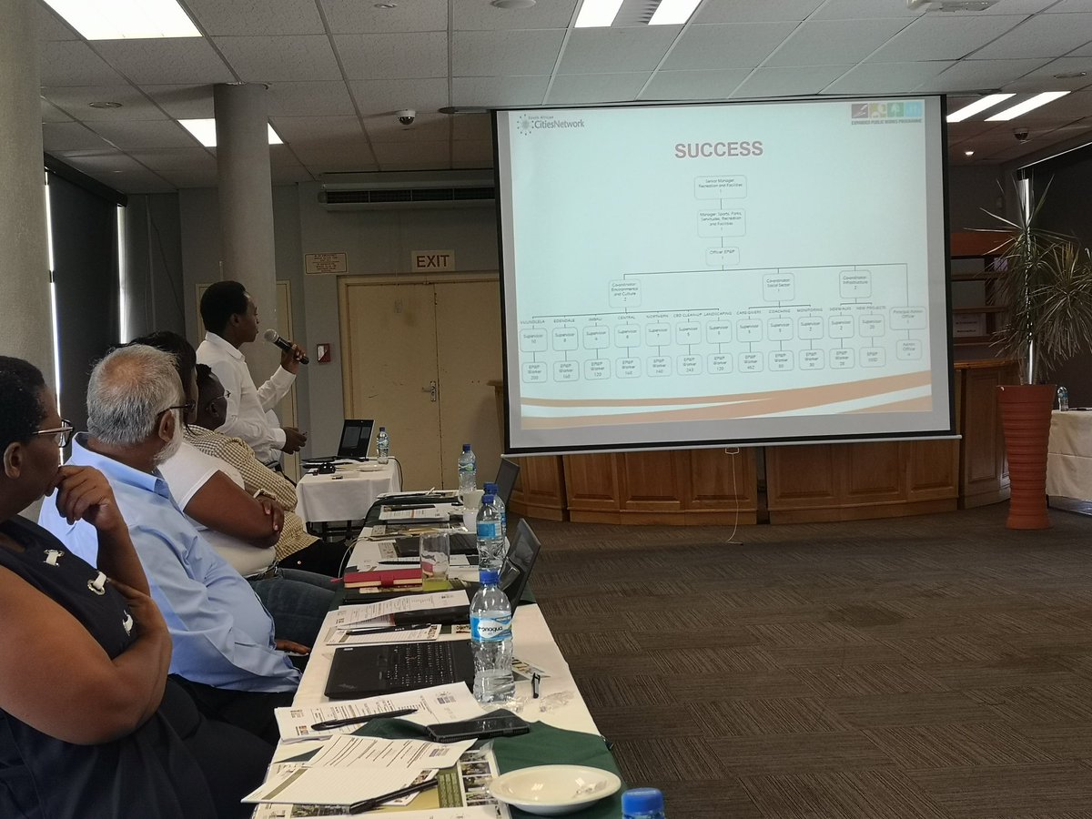 NomfundoFaithD's tweet photo. @SACitiesNetwork Expanded Public Works RG hosted by @OfficialBCMM
Deliberations on the incentive grant expenditure, WOs, recruitment guidelines &amp; deliberations on Phase 4  underway.@CityofJoburgZA @CityTshwane @eThekwiniM @City_Ekurhuleni @CityofChoice_1 @epwpza @Mangaung_Metro https://t.co/3IsVWSNoeT