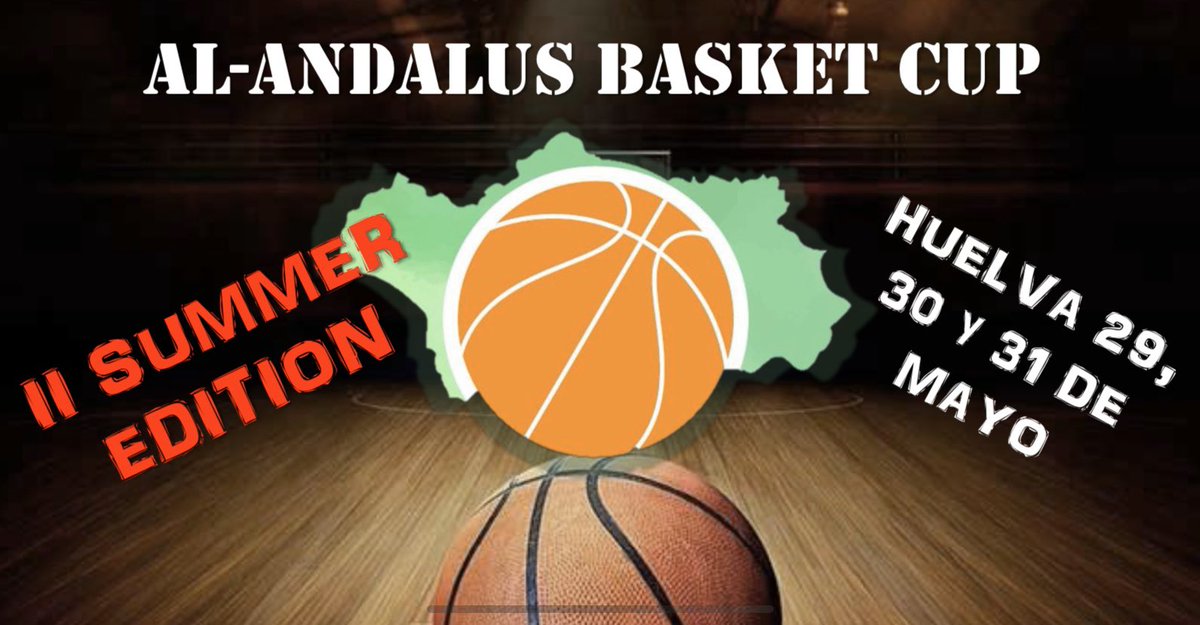 Ya estamos de vuelta!!!
En pocos meses llegará la II Edición de Al-Andalus Basket Cup - Summer Edition. Durante los días 29, 30 y 31 de Mayo la provincia de Huelva.
Os esperamos!!! 🏀👌🎊🎶🏖 <a href="/besten10sport/">Besten10</a> @explorabike 
#alandalusbasketcup #summeredition #huelva #basketball
