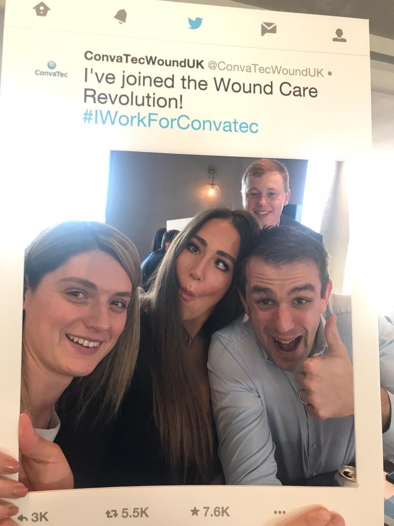 danih1991's tweet image. I’ve joined the wound care revolution #IWorkForConvatec