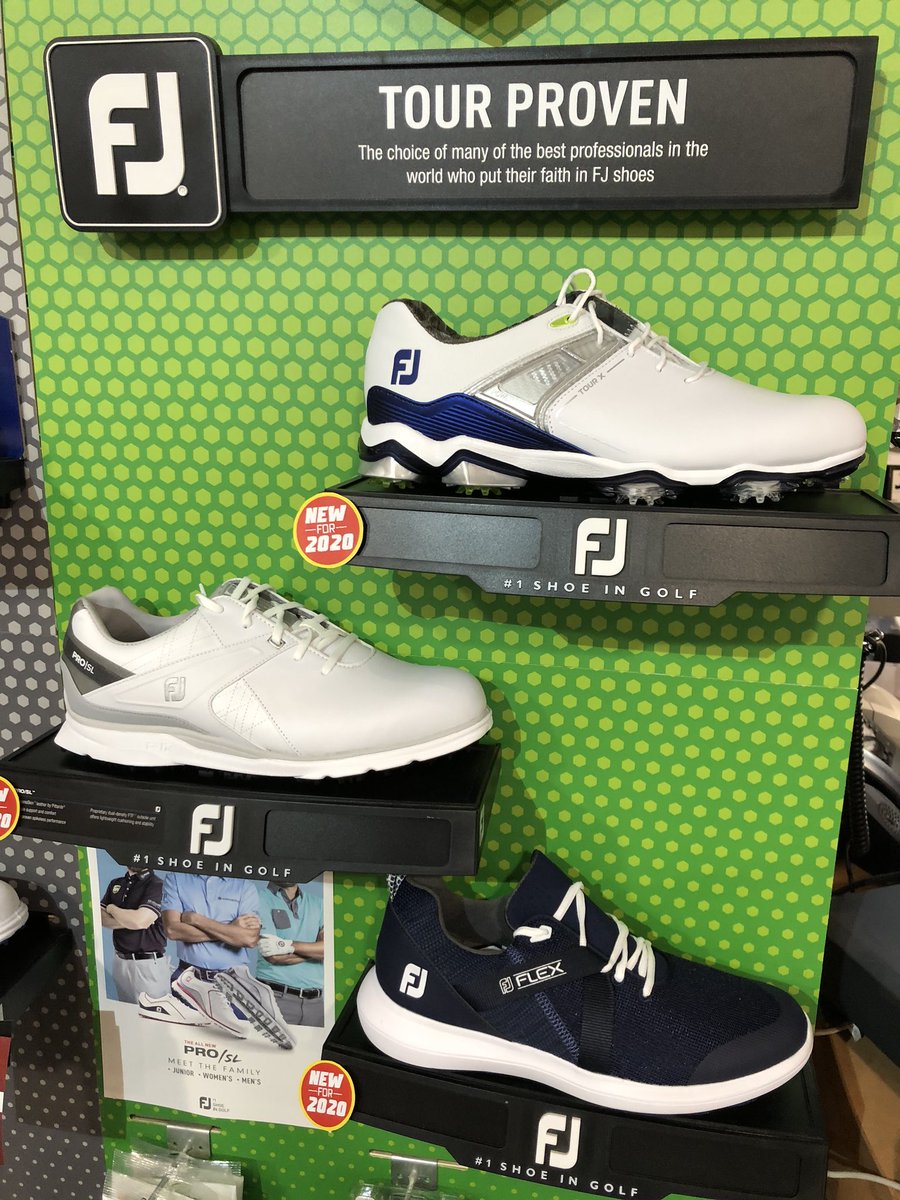 HartfordGolfC's tweet photo. Always exciting to put a new @FootJoyEurope range of shoes out at #HartfordProShop this must be the best &amp; most complete collection yet!! 👌🏻#TourProven #TourX #ProSL #Flex #ProSLCarbon #TeamFJ https://t.co/kJtuYDSWQX