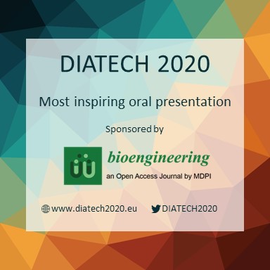DIATECH2020's tweet image. Award ceremony is now underway at #DIATECH2020 !
A shout out to our sponsors @ComateEngineers @Unitron_Group @Biosensors_MDPI @Bioeng_MDPI