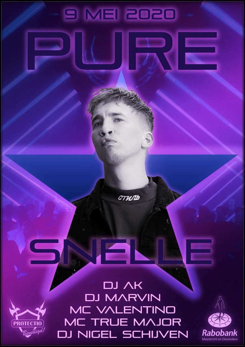 PUREMestreech's tweet photo. 9 mei Selle bij PURE!
7 februari start kaartverkoop op https://t.co/jmlbT4q1h9 Om 19:00u https://t.co/7wpr6cqjyN