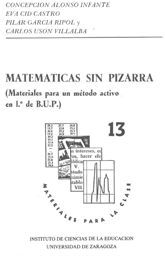 pbeltranp's tweet photo. En la charla del otro día me permití un pequeño homenaje a un librito titulado "Matemáticas sin pizarra", de 1986. Cuando hablas con Eva Cid, una de las autoras, te das cuenta de que sus preocupaciones y motivaciones siguen de plena actualidad.
Hilo. https://t.co/Y1F99QlmDB