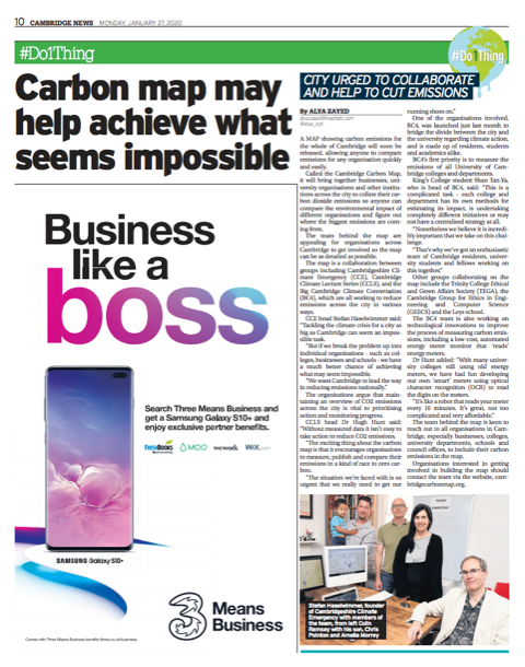 Cambridge News are on board with our cause! Thank you @alya_zyd for writing a great article.