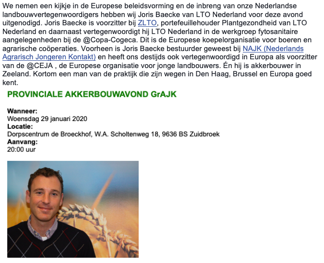 JeroenWinter's tweet photo. Vanavond organiseert de akkerbouwcommissie weer een avond voor de leden. Het belooft een mooie en interessante avond te worden. https://t.co/NjiQQVuKs0