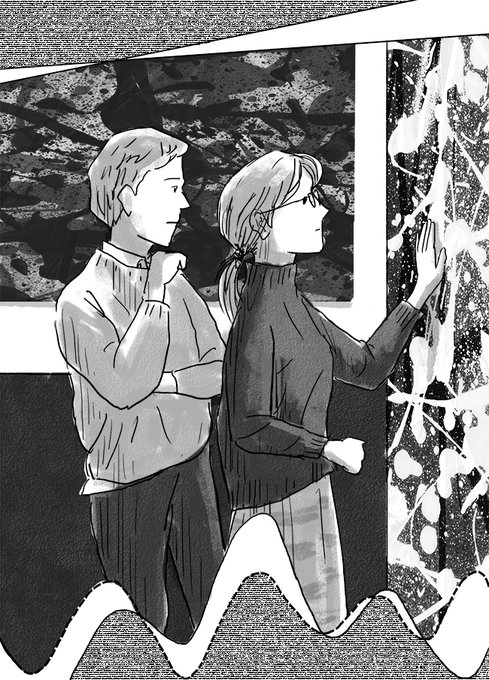#soda_m #illustration #painting #drawing #ai #pollock #イラスト #イラストレーション #人工知能 #挿絵 #祖田雅弘 