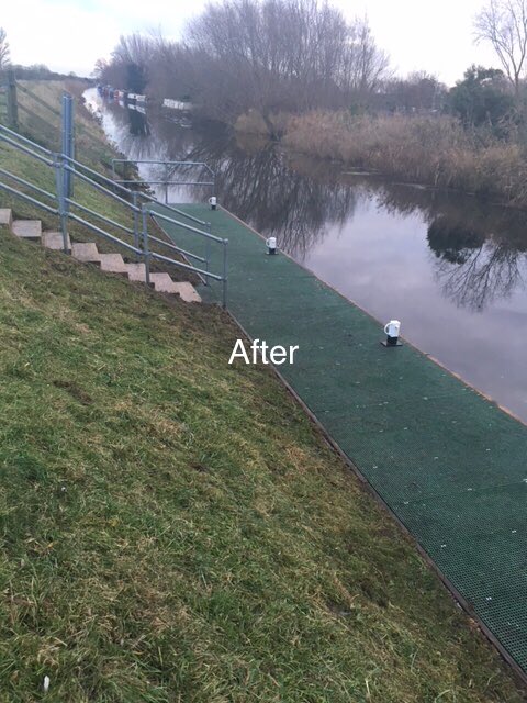 Ang_WaterwaysEA's tweet photo. Our own #WaterwaysWorkforce have been out clearing up our sites following #StrongStreamAdvice events this winter. It’s the attention to detail, be that weeding & cleaning a site up or a crisp fresh white line that we hope our @EnvAgencyAnglia waterways customers will appreciate. https://t.co/0fUMCSgsRw