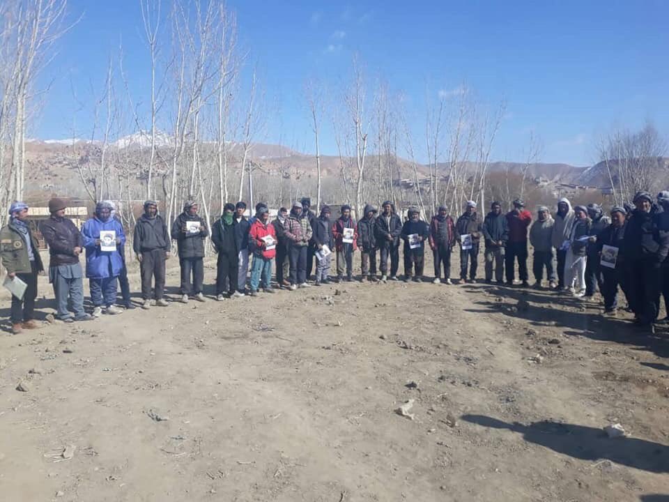 People in Daikundi province protest in support of Manzoor Pashteen the great leader. #ReleaseManzoorPashteen