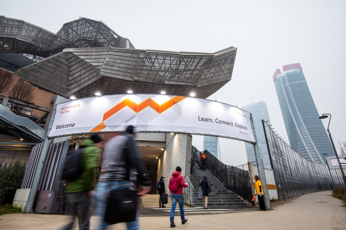 Grazie a tutti per aver partecipato così numerosi alla tappa italiana di #MSIgniteTheTour! 👏 Un momento unico per condividere con la community IT le ultime novità su #Cloud, #AI e #BigData, senza dimenticare i temi security e  compliance, accessibility ed inclusion.