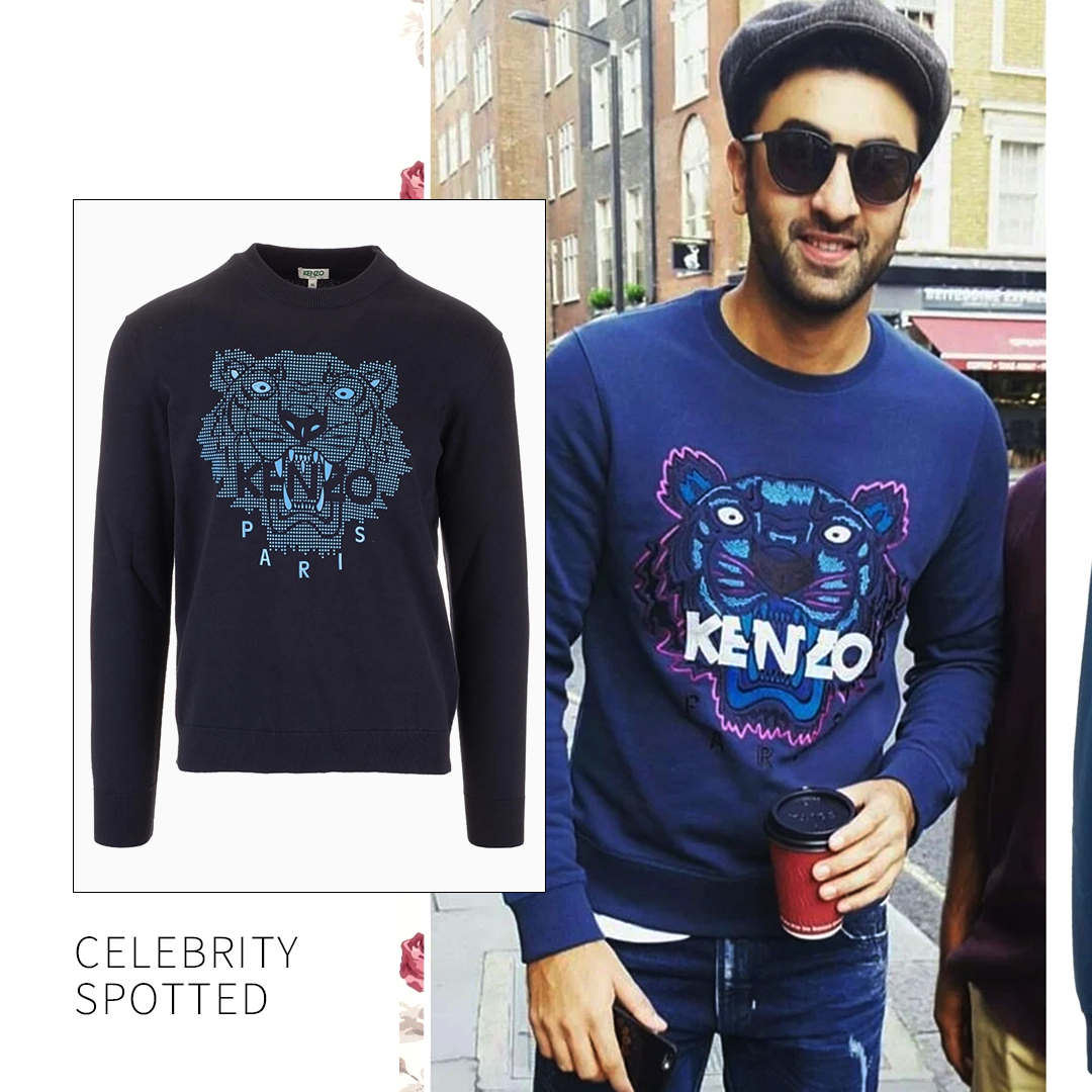 Elitify's tweet photo. Ranbir Kapoor rocked the off-duty look in a signature Kenzo jumper. Get one for yourself now, on Elitify.
#fashion #luxuryfashion #womenfashion #menfashion #casualfashion #bollywoodfashion #bollywoodnews #casualstyle #ranbirbapoor #elitifymen #elitify https://t.co/vVVSQNLuDp
