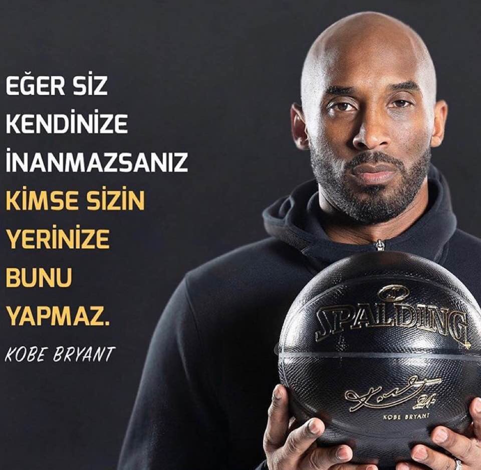 TobbGenc's tweet photo. "Eğer siz kendinize inanmazsanız
kimse sizin yerinize bunu yapmaz." KOBE BRYANT

Geçirmiş olduğu helikopter kazasında vefat eden başarılı basketbol oyuncusu #KobeBryant için üzgünüz... https://t.co/Pm1xmw0r4S
