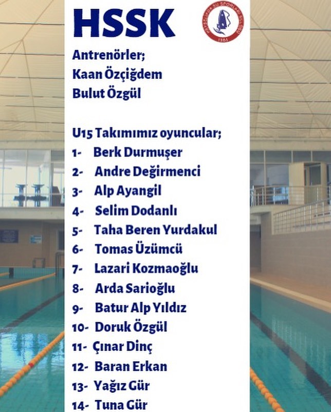 hsskofficial's tweet photo. Türkiye Sutopu Federasyonu İstanbul İl Temsilciliği tarafından düzenlenen U15 İstanbul Mahalli Lig müsabakaları, 1-2 Şubat 2020 tarihlerinde kulübümüz tesislerinde düzenlenecektir.

Takımımıza başarılar dileriz. #hssk #hsskwaterpolo #hssksutopu #hssklıolmakgururdur https://t.co/CRsP9SKsIo