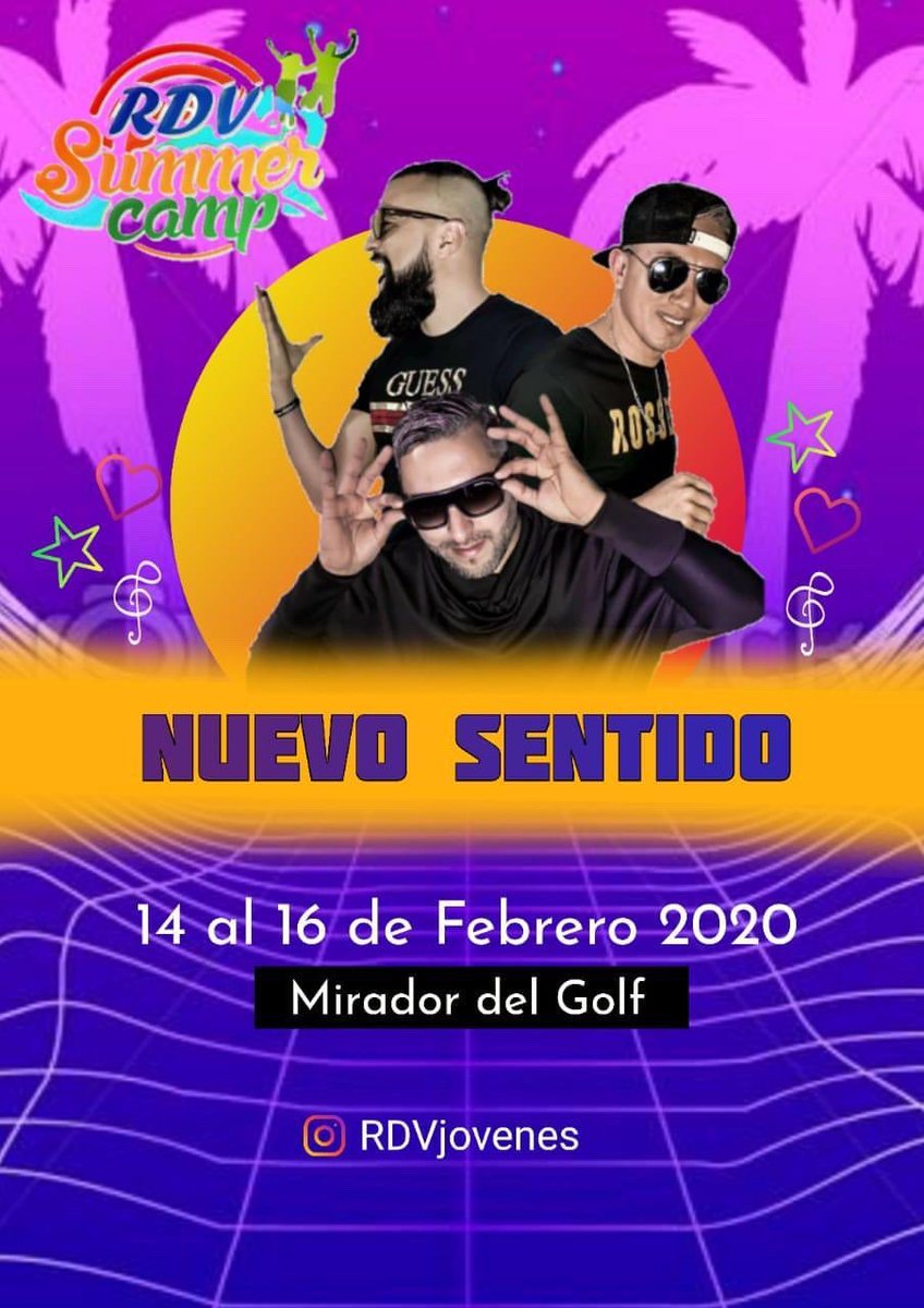 NUEVOSENTIDO_'s tweet photo. ⏳Falta muy poco para el #rdvsummercamp 🔥🎷🎺🔥 junto con nuestro amigos vamos con todo!
@rdvjovenes 
.
.
@ingenioproducciones https://t.co/aJdi9uxg0S