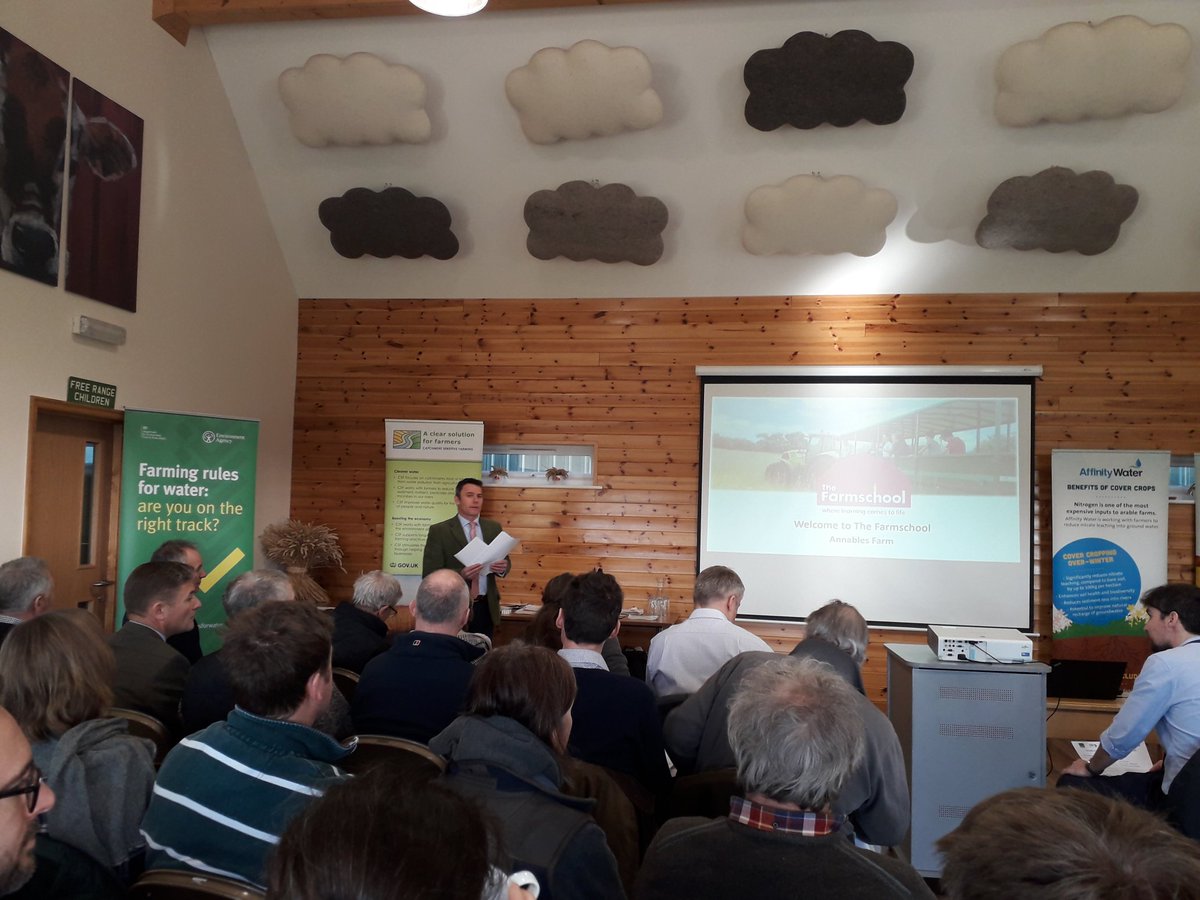 NFUHerts's tweet photo. Herts Farm Business Update 2020 in full swing @the_farmschool. Great to kick off with presentation from @dikesmarshfarm #nuffield16 scholar on #herbicideresistance https://t.co/30kAAW4rij