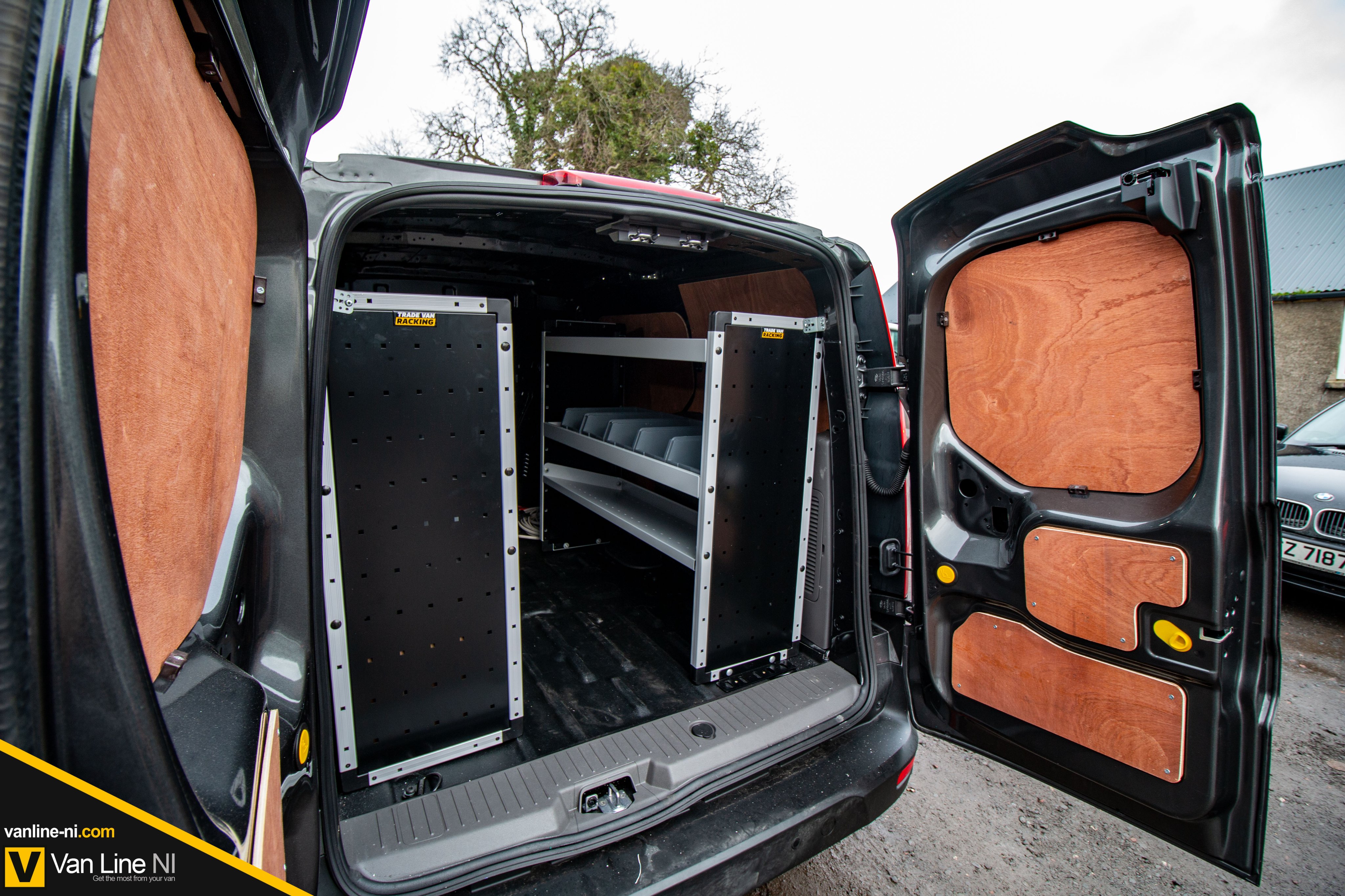 Transit connect van racking sale