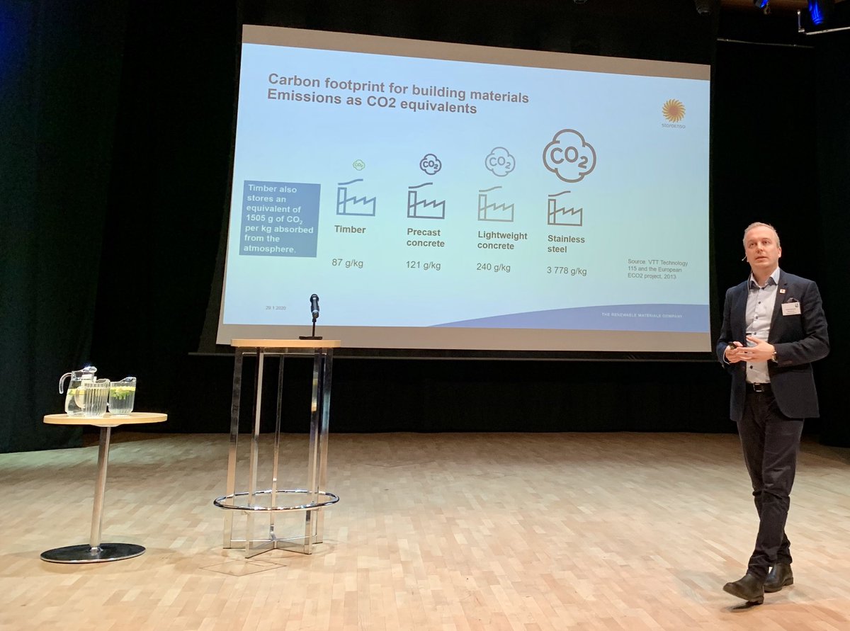 ErnestoHarti's tweet photo. We need more wooden buildings, especially when we can displace emission intensive materials and build in a long lasting high quality reusable manner. Sustainable forest management a must! #fbiday2020 #PIprof #climate #circulareconomy #bioeconomy https://t.co/1hm0PBxLiY