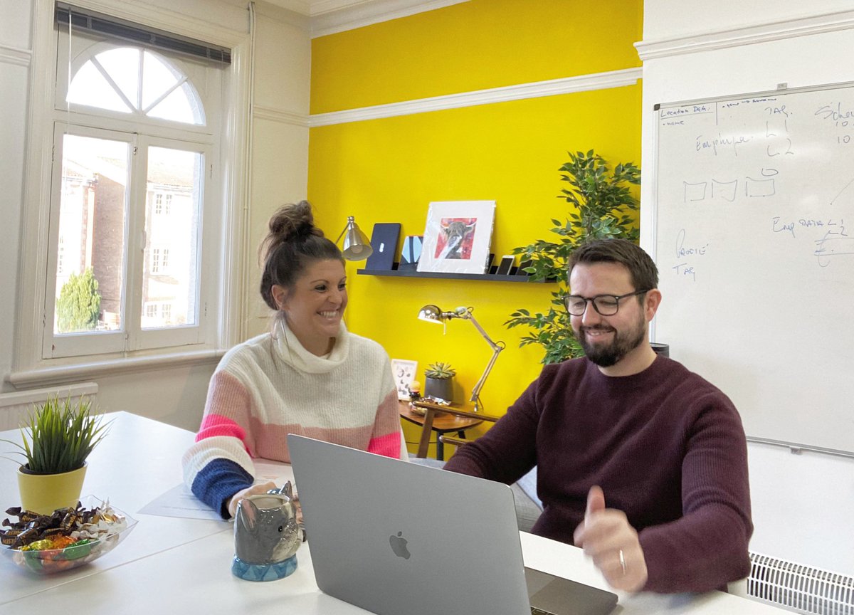 It’s important you love what you do whether that’s design, development, copywriting or being an account manager 🔥 ⁣
⁣
The simple things like being in an environment that makes you happy 😃 will have a huge impact on your mental health and your team mates around you 🚀 ⁣