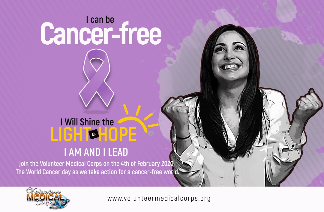 vmccameroon's tweet photo. #iwillshinethelightofhope
#iamandilead
#iamachangemaker
Join the Volunteer Medical Corps to share the Light of Hope to cancer victims on February 4th #worldcancerday
https://t.co/A6VO4h4Gng https://t.co/iiBNXCiNdt