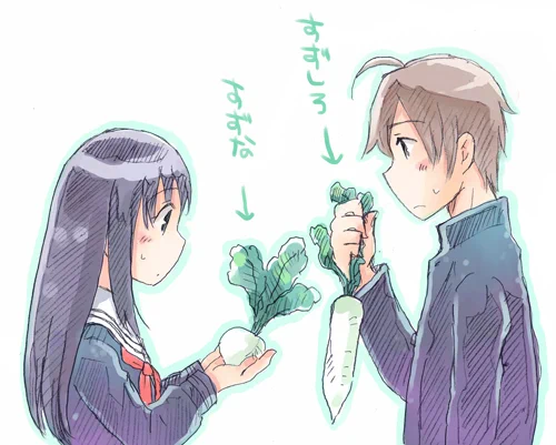 すずならくがきまとめ・2 #すずなの恋 #オリジナル https://t.co/KKMUlu4sQ5 