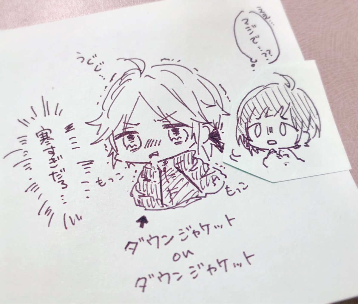 聖奈萌奈とりぷりぷの落描き 