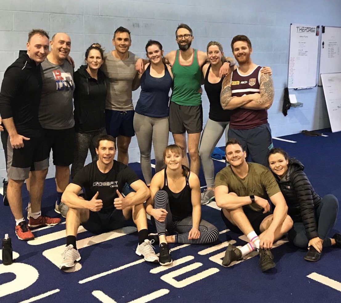 Awesome 7am fund raiser training session this morning over <a href="/CrossFitLeeds/">CrossFit Leeds</a>. All the money raised throughout the day heading towards the Rob Burrow Fund and the fight against MND <a href="/leedsrhinos/">Leeds Rhinos</a> <a href="/TheRFL/">Rugby Football League</a>
