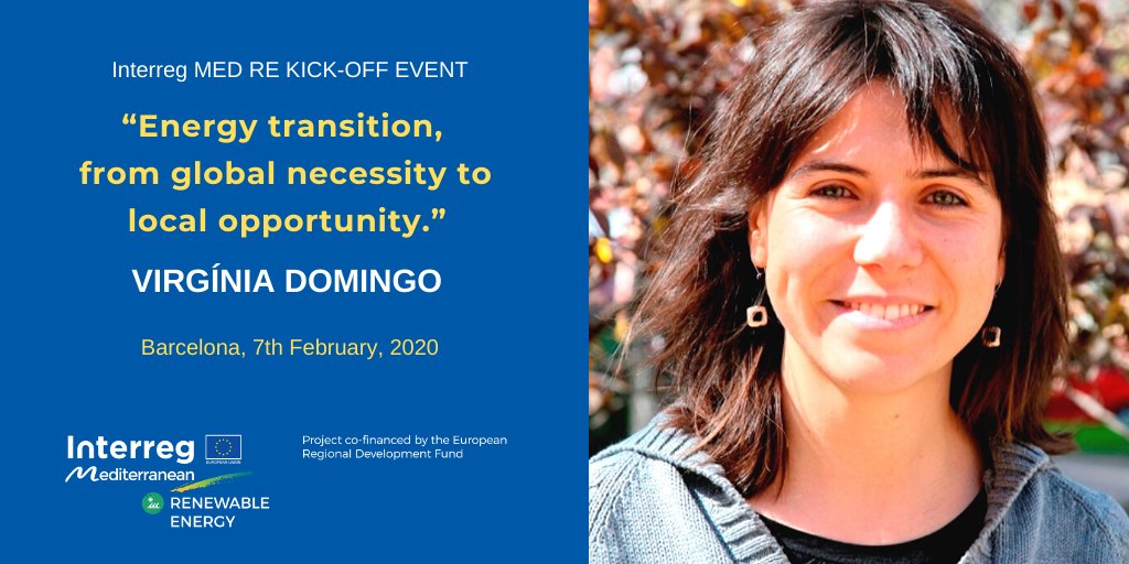 InterregMedGLA's tweet photo. .@vdreig environmental officer from 
#AjuntamentdeGranollers will talk about "The rural/urban reality" #REKickoff #ETUinitiative #MADEinMED #EUGreenDeal #EnergyTransition #CleanenergyEU #Cleanenergytransition #cleanenergy https://t.co/bxx2HYIGos