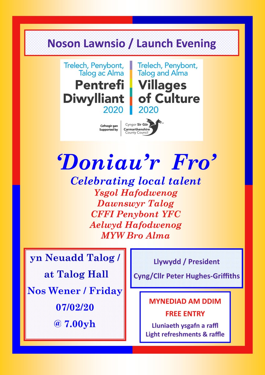 TalogTweets's tweet photo. @talognews #talog #pentrefidiwlliant #villagesofculture #taloghall #neuadddalog #sa336ny #concert #cyngerdd https://t.co/VdR3oQ7eQb