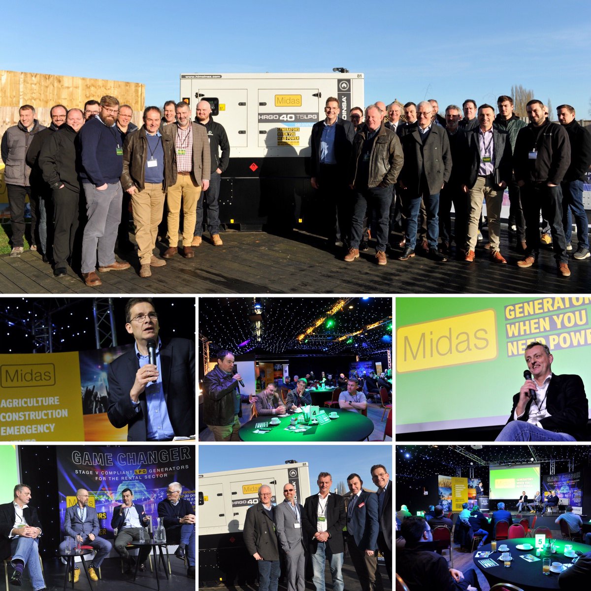 Brilliant morning working with the lovely Mick Parker @GreshamsIpswich.  For the launch of Midas new generator.