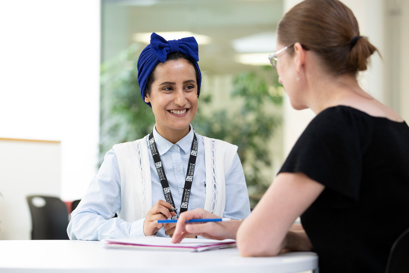 Staff and student at the University of Bristol.