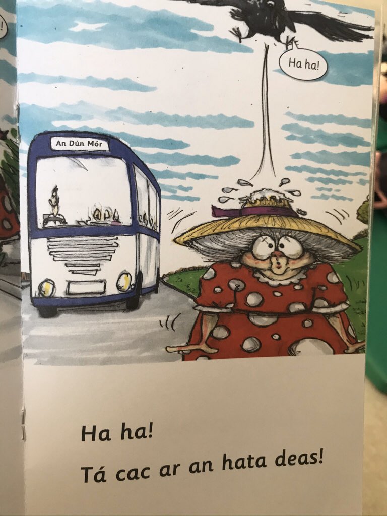 DoireEadan's tweet photo. 💩 Tá muid lagtha gáirí san Aonad ASD inniu ag Nónó. 😂😂😂

 #gaeilge  @AFhocal #gradedreaders https://t.co/ciJ7uecz8J