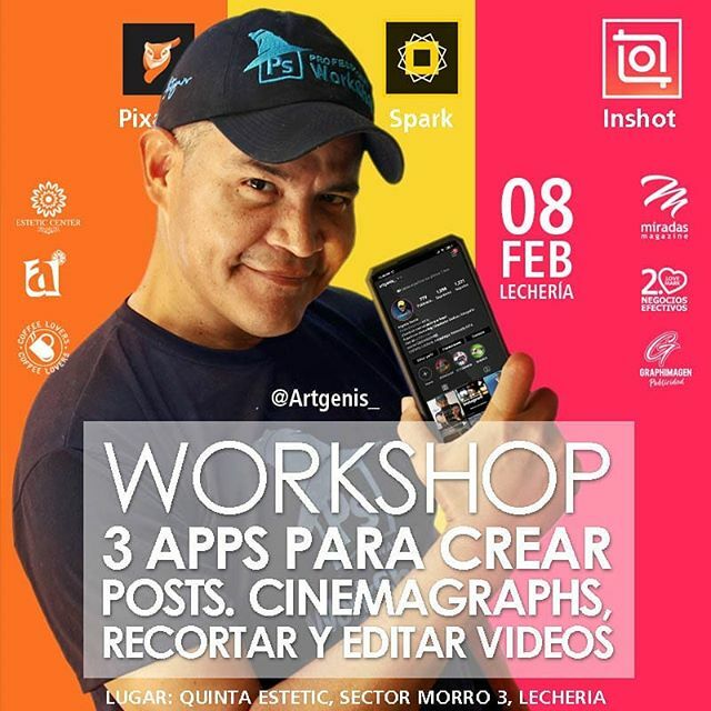 artgenis's tweet photo. CREA POSTS, CINEMAGRAPHS, RECORTA Y EDITA VIDEOS CON TU SMARTPHONE.
.
Solo necesitas tu #Smartphone para participar y crear excelente contenido.
.
INVITAN:
@estetic906090bna.
@estetic906090lec
@miradasmagazine
@urbeanzoategui
@negocios_efectivos20
@graph… https://t.co/s5WxwzrbBm https://t.co/ZSWOlxbDPw