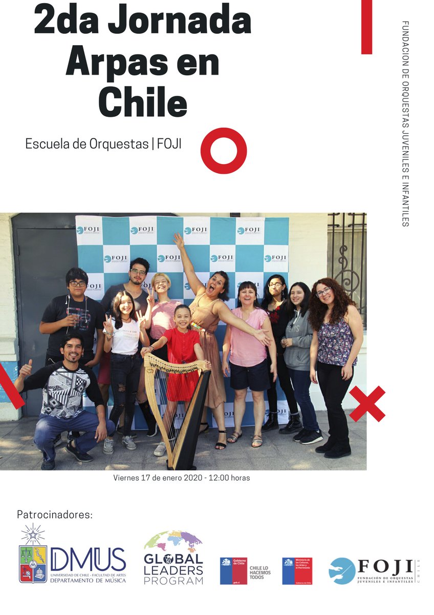 GL_Institute's tweet photo. “I leave Chile after two inspiring weeks. The first week in Frutillar with the 2020 Cohort of @global, the second in Santiago with @FOJIChile  and the students and harpists of Chile. Thank you for the love and willingness of mind.”— Marcela Mendez (GLP 2020 | Argentina) #GlobalLP https://t.co/elWnK4olrY