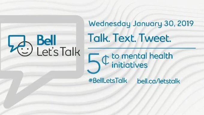 WestGreyPolice's tweet photo. One in five Canadians will struggle with their mental health at some point in their life. Never let anyone walk alone. 

Let's start the conversation.

#BellLetsTalk #EndTheStigma https://t.co/bWG8NgGlSr