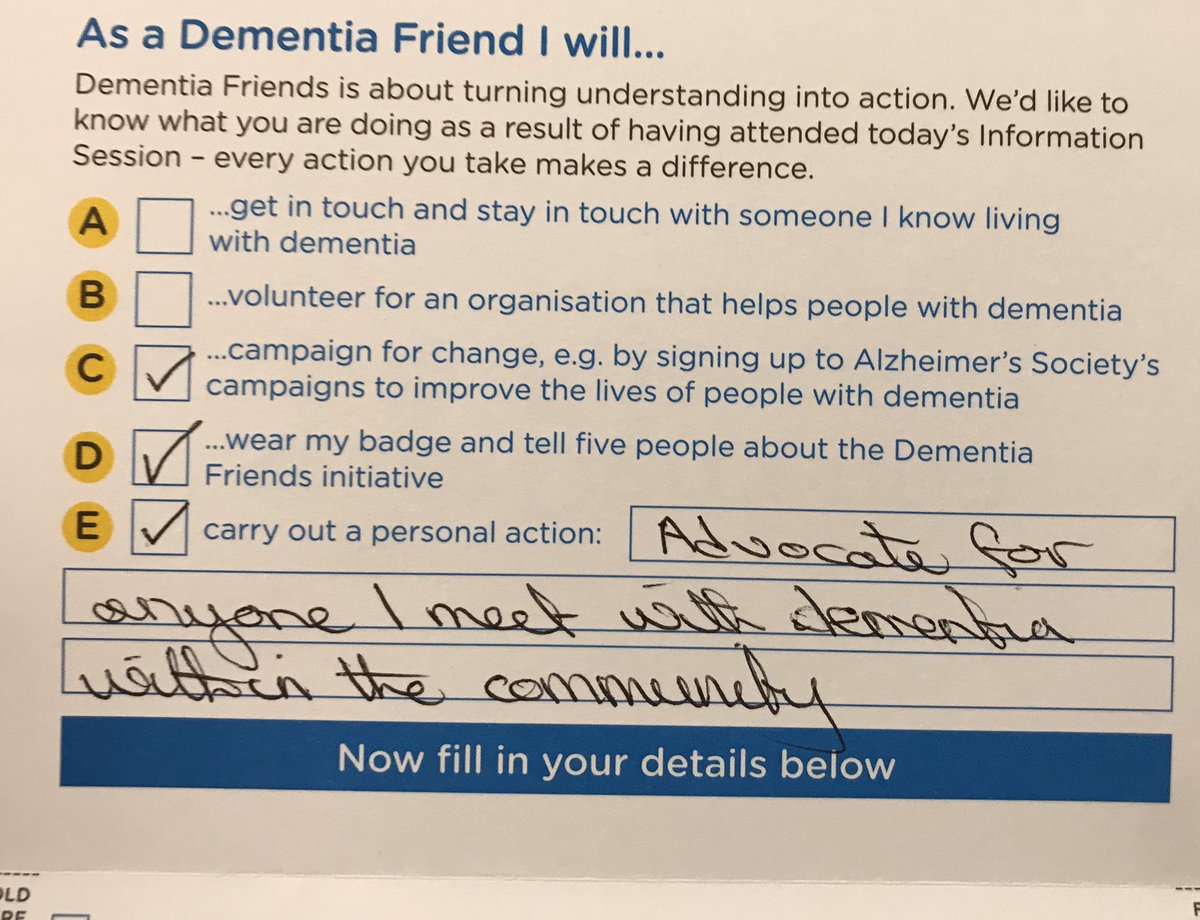 AnnieMcgoverm's tweet photo. Thank you @EKHUFT KCH                 2 @DementiaFriends sessions today 32 new friends. #Amazing #greatactions @DrSakel @_ryansawyer @aliceOTw @LizWoods121 @DementiaTeamEK1 https://t.co/4tQ8qu0NKc