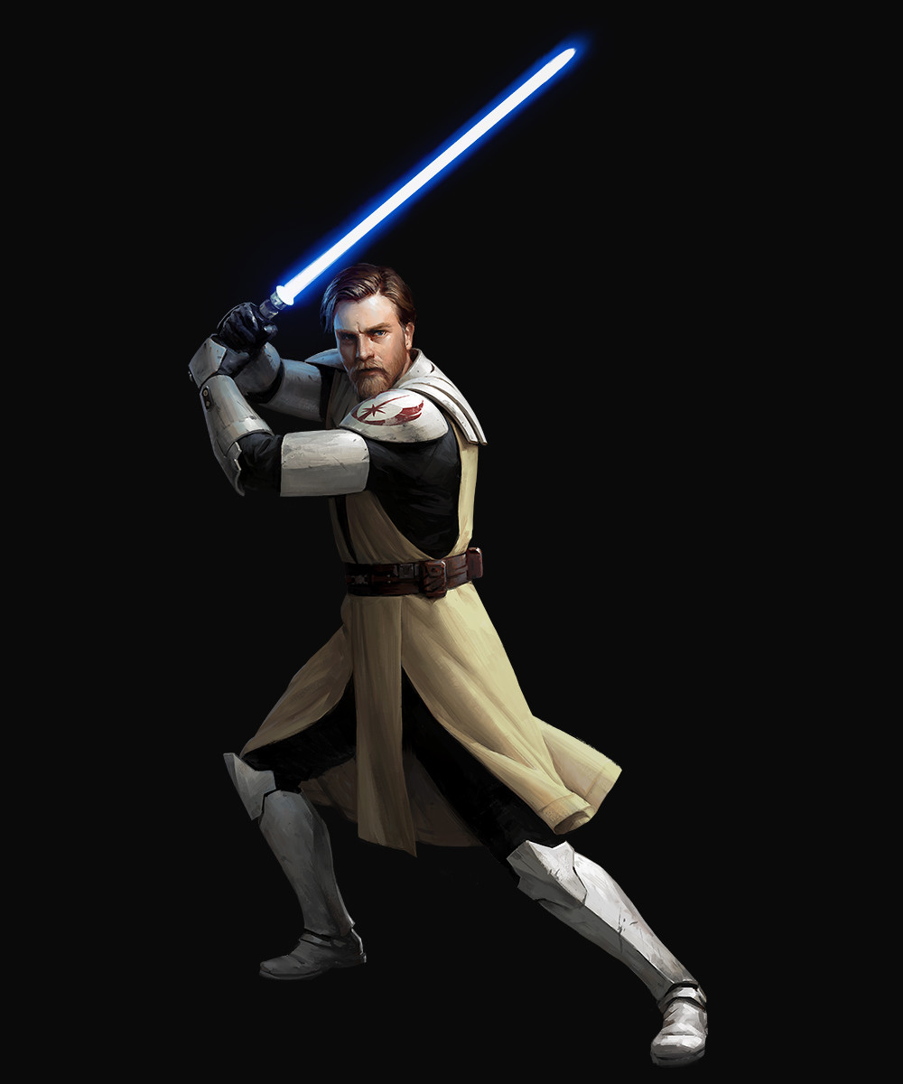 allthingskenobi's tweet image. Just thinking about how amazing it'd be to see Ewan in the Jedi General armor in a flashback 

(Art by Darren Tan artstation.com/artwork/OyGPZb)