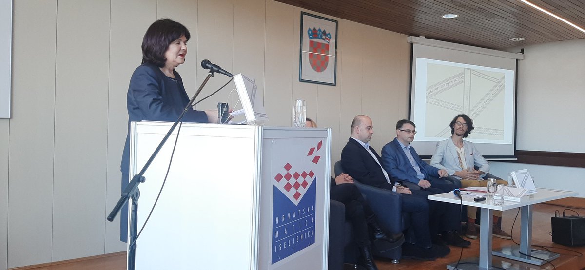 IvanaPerkovac's tweet photo. Tko su Hrvati koji su sudjelivali u izgradnji današnjeg Brazila? Finale dugogodišnjeg istraživanja o povijesti njihova useljavanja u tu najveću južnoameričku zemlju mladog znanstvenika Milana Puha iz Sao Paola predstavlja se danas u Hrvatskoj matici iseljenika.  @GlasHrvatske https://t.co/uTfTeO4lJ8