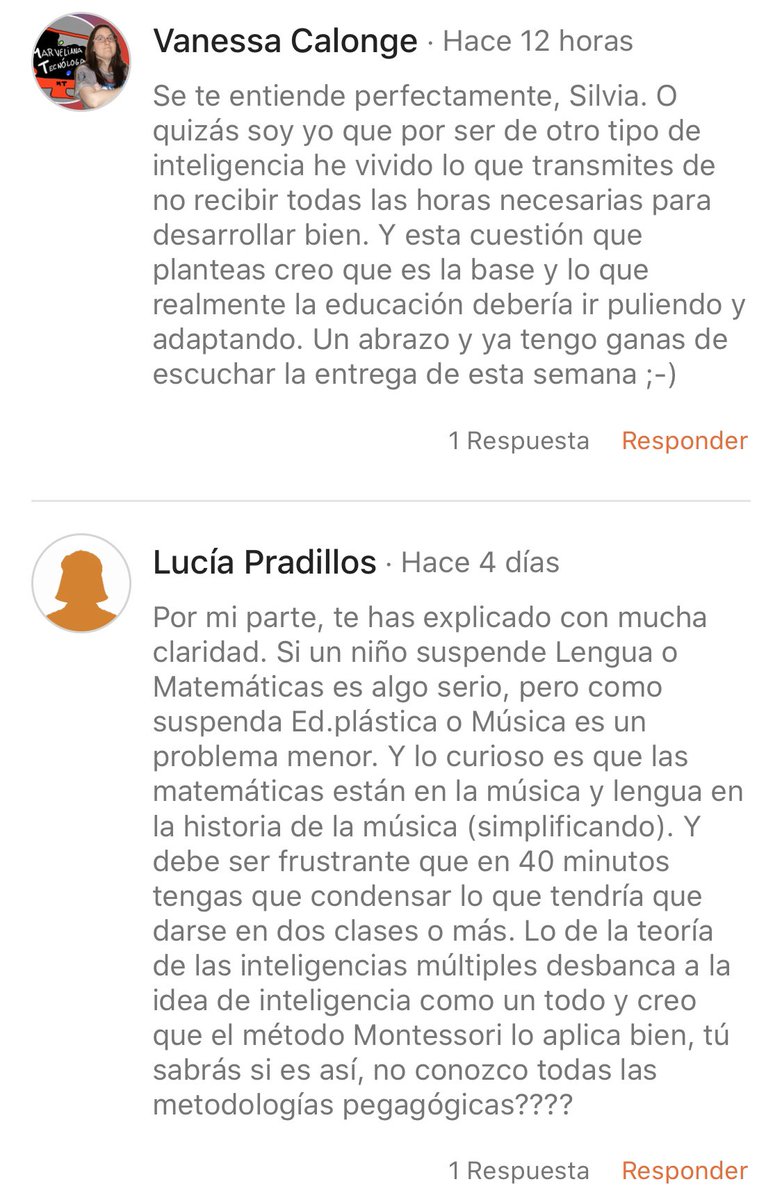 mummysil15's tweet photo. Gracias bonitas @LuciaPradillos y @HedwigKudo por comentar el último podcast en EmocionArte!💟💟💟💟💟
Gracias por aportar vuestra experiencia y conocimiento sobre el tema! Respondidas!👍🏻
Talento - #Podcast10 LMTA https://t.co/yuZf13YuaS https://t.co/S3rphZfyCL