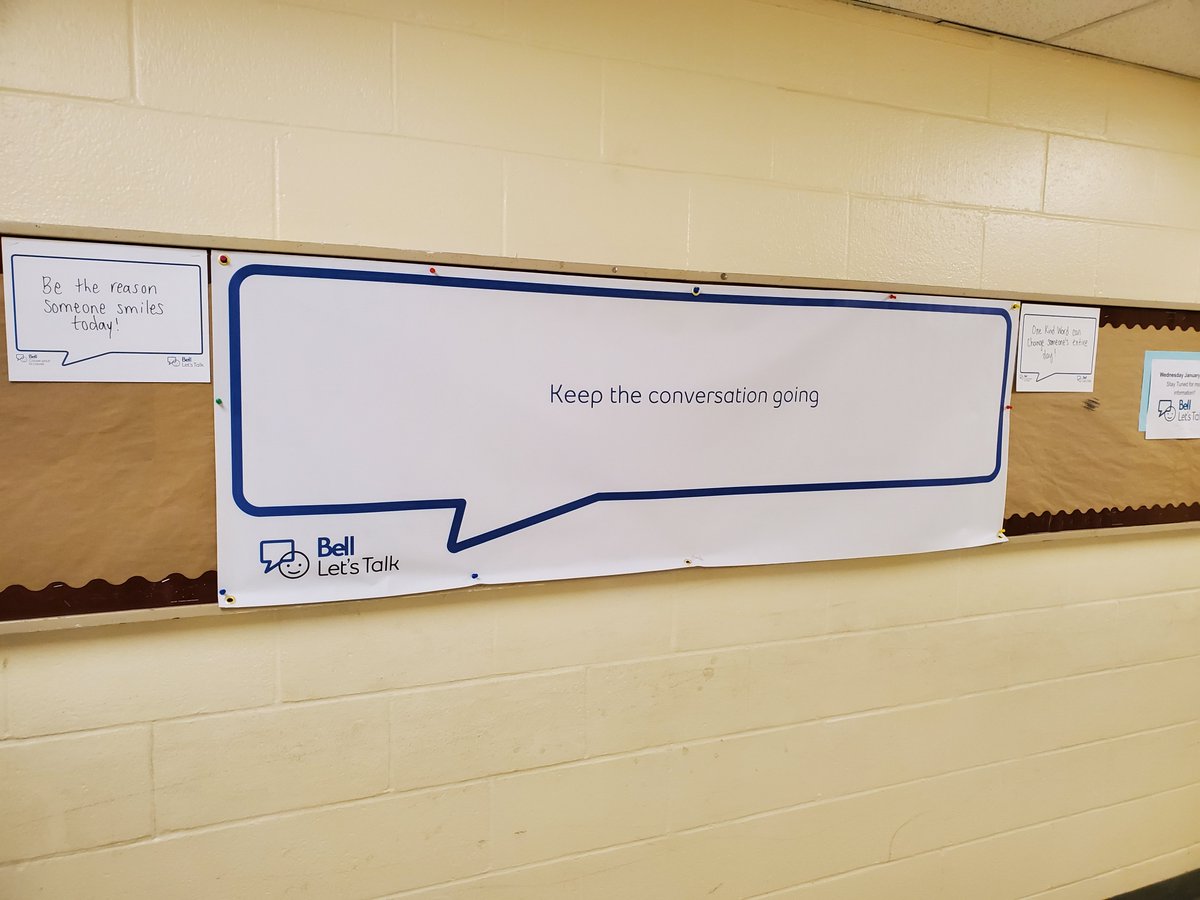 clarksdalehdsb's tweet photo. Our Clarksdale Healthy School Team (CHAT) is ready to talk about mental health with our classes today!  #BellLetsTalk https://t.co/g856IXzDu8