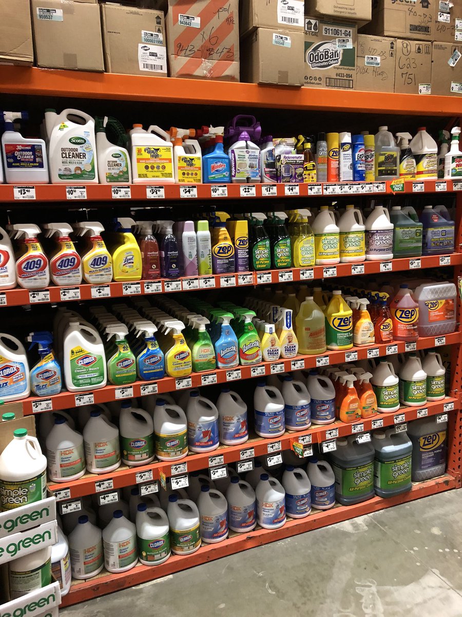 ZTunnell80's tweet photo. Packing down the cleaning aisle this morning! #InStock2.0 https://t.co/ofTQINeSDV