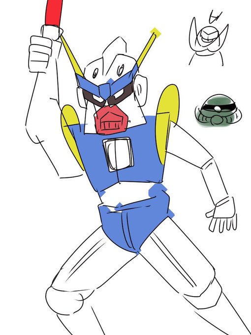 最初に描いたガンダム… 