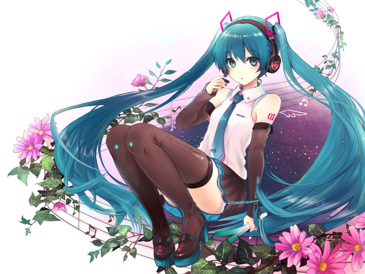 初音ミク 「#画力ビフォーアフター
←2018年2月 2020年1月→ 絵柄の方向性が変わっ」|柏原えんのイラスト