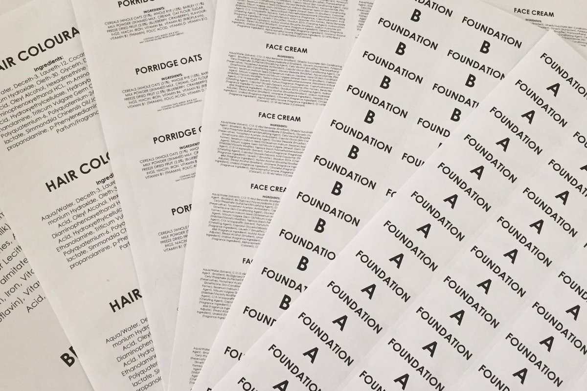 ResearchSol's tweet image. You'd be surprised what we label
🐟❄️🥡📦
🔹Hair colourants
🔹Frozen fish
🔹Cans of food
🔹Bottles of drink
🔹Boxes of cereal
🐟❄️🥡📦