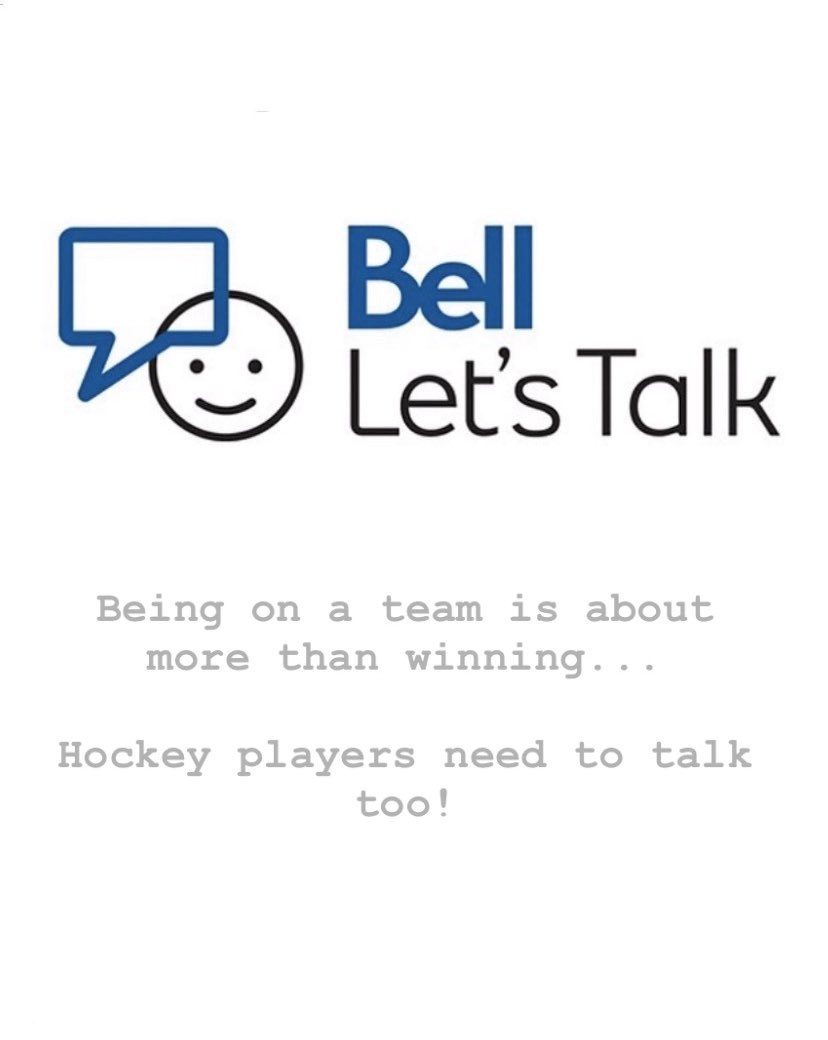 CycsNation's tweet photo. More than hockey... #BellLetsTalk https://t.co/6VesPepPbQ