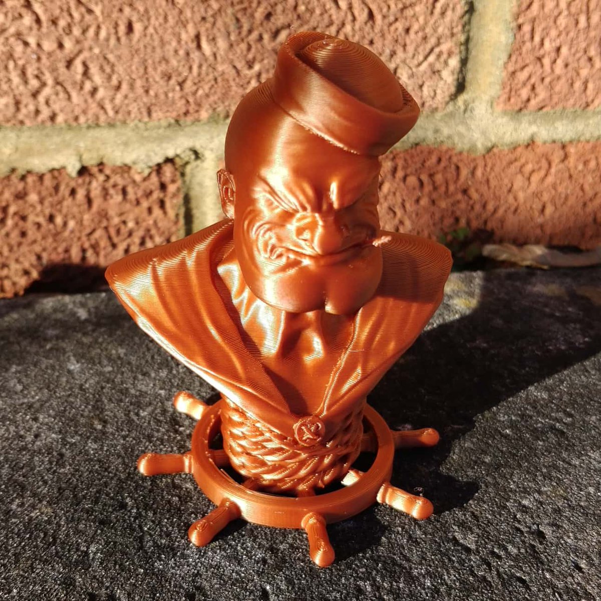 Popeye by <a href="/fotismint/">Fotis Mint Studios</a> on his Patreon

Printed using the <a href="/Sovol3d/">Sovol</a> SV01 and <a href="/Francofil_/">Francofil</a> Copper PLA

#popeye #sailor #3dprinting #3dprinted #3dmodelling #3dmodeling #sovol #copper