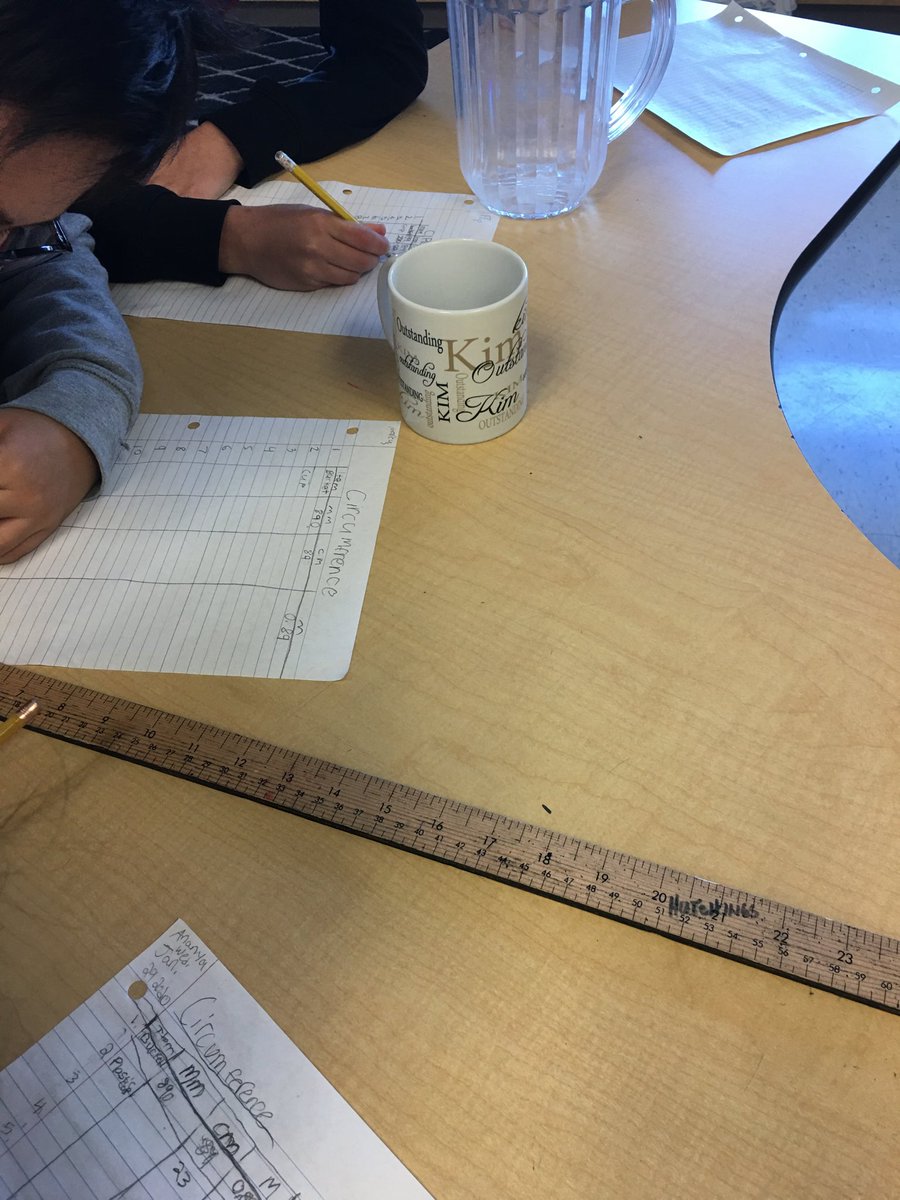 KimHenrick1's tweet photo. Circumference using string and measurement tools. https://t.co/RwsFkUO4fq