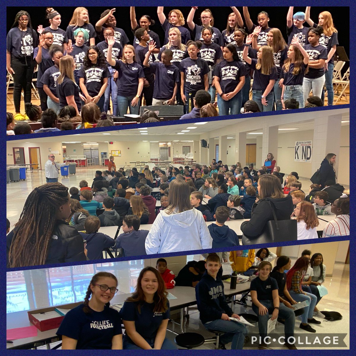 JolliffMiddle's tweet photo. Awesome days w/ @SWEbruins and @EW_Chittum_Elem!  Thank feeder staffs, your kids were AWESOME!  Thank you Mrs. Ruff, @BandJolliff, @jesusfreakcarol, Mrs. Rosenberg &amp; Mr. Harrell for planning &amp; executing fun &amp; informative days on the Jag Way! #futurejags #boroughunite #jollify https://t.co/2Zr4eIFIDH