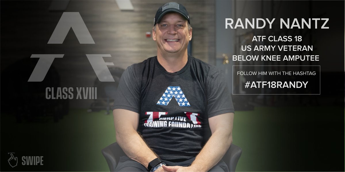 ATF_Tribe's tweet photo. ATF Class 18 Spotlight, Randy Nantz! Be sure to follow the hashtag #ATF18RANDY over the next 9 weeks as he and the rest of Class 18 #defyimpossible!!! https://t.co/ldR5fRkNNf