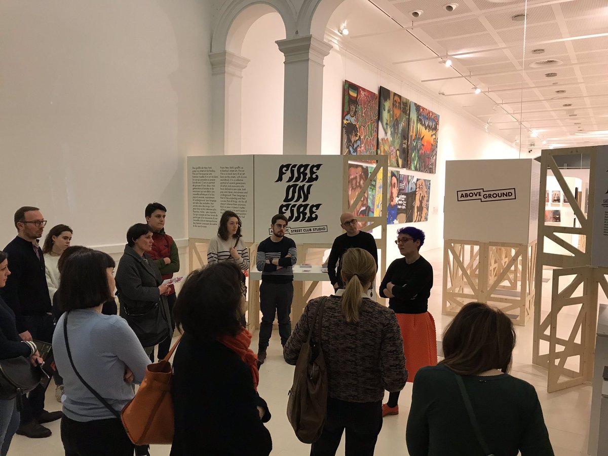 sophie_toulouze's tweet photo. Visite #VIP de l’exposition Fire 🔥 on Fire 🔥 à la galerie Poirel avec Susana Gallego-Cuesta, co-commissaire et directrice du #mbaNancy #arturbain https://t.co/SHhtjFgFqS
